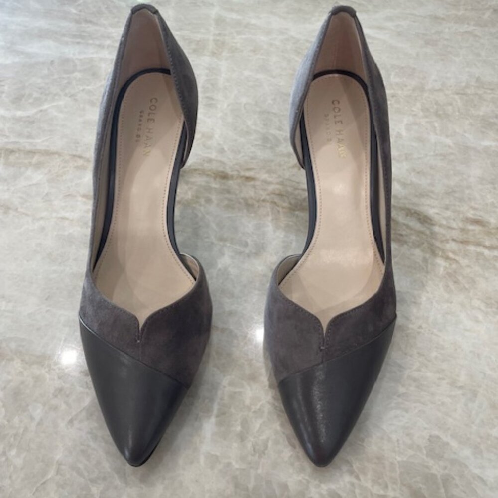 Cole Haan Josette Pump in Stormcloud Suede, Size 6.5 - Picture 6 of 7